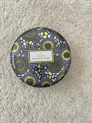 Voluspa apple blue clover 12 oz jar candle BRAND NEW