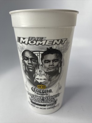 mayweather vs Maidana boxing event corona cup MGM Las Vegas  Plastic Souvenir