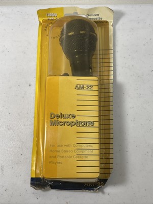 Labtec AM-22 Deluxe Cassette Microphone 3.5mm 600 Ohm