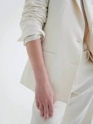 Pre-owned Twp Husband Blazer In White - Size S