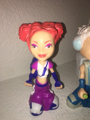 Dj Skribble Spinheads Dzak Moxy Adel Figures lot of 3 Figures Untested