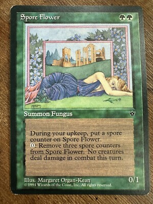 Spore Flower, MTG Fallen Empires (1994) Uncommon Green Creature NM