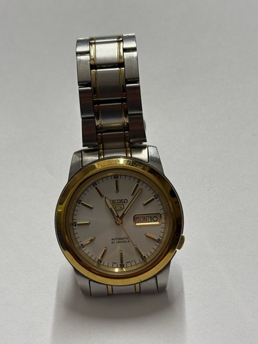 SEIKO 5 自動巻き AUTOMATIC 21 JEWELS Seiko 5 Automatic 21 Jewels SNKM75 SNKM75K1 SNKM75K Men's Watch