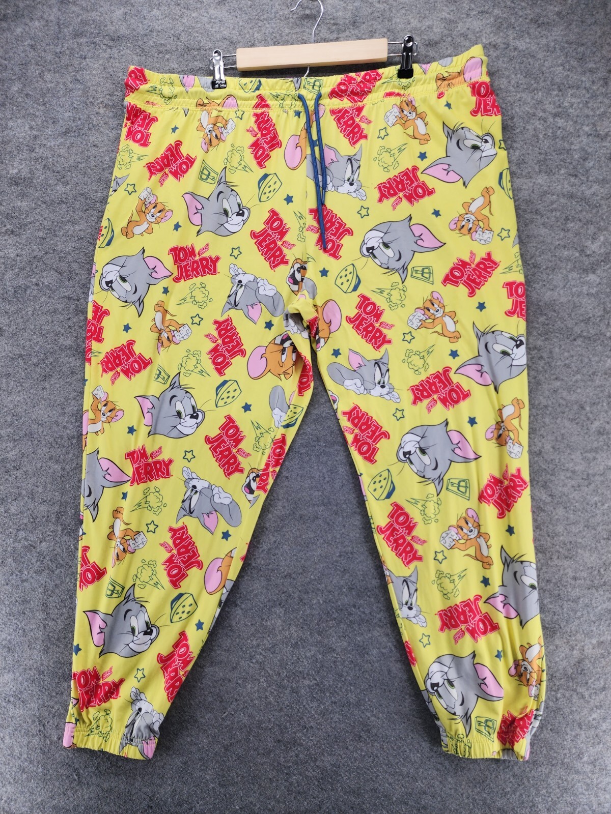 Tom Jerry Pajama Pants Womens 3X 22W/24W Yellow Pull On | eBay