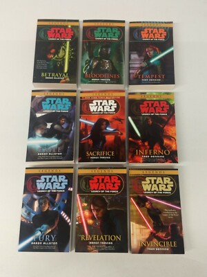Star Wars 9 Book lot: Legacy of the Force Vol. 1-9: Brand NEW Complete PB Set