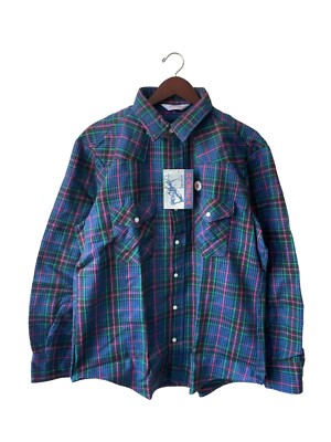 vintage five brother dakota heavyweight flannel shirt mens size 2XL NOS NWT 80s