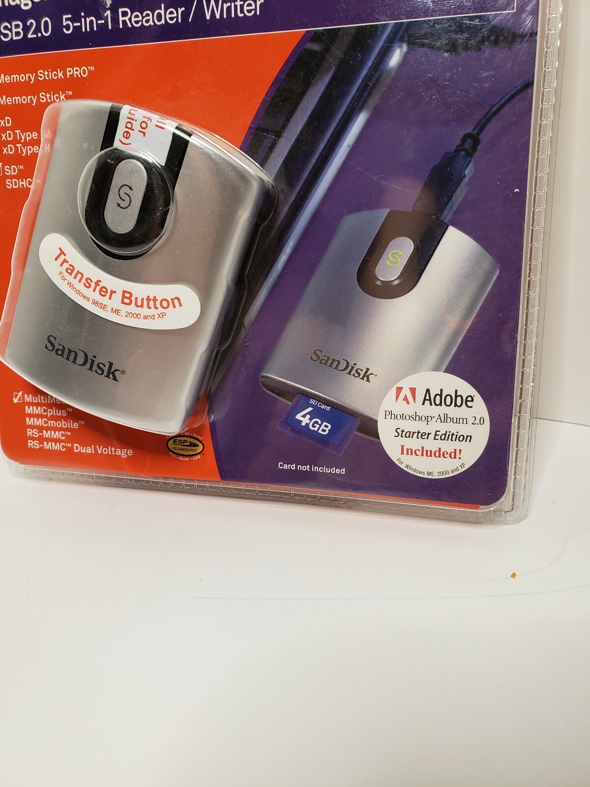 New SanDisk ImageMate USB 2.0 5-in-1 Memory Card Reader Writer sealed in package