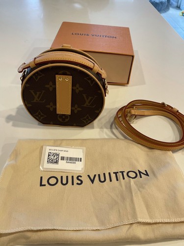 LOUIS VUITTON NWT Mini Boite Chapeau M44699 Monogram Handbag
