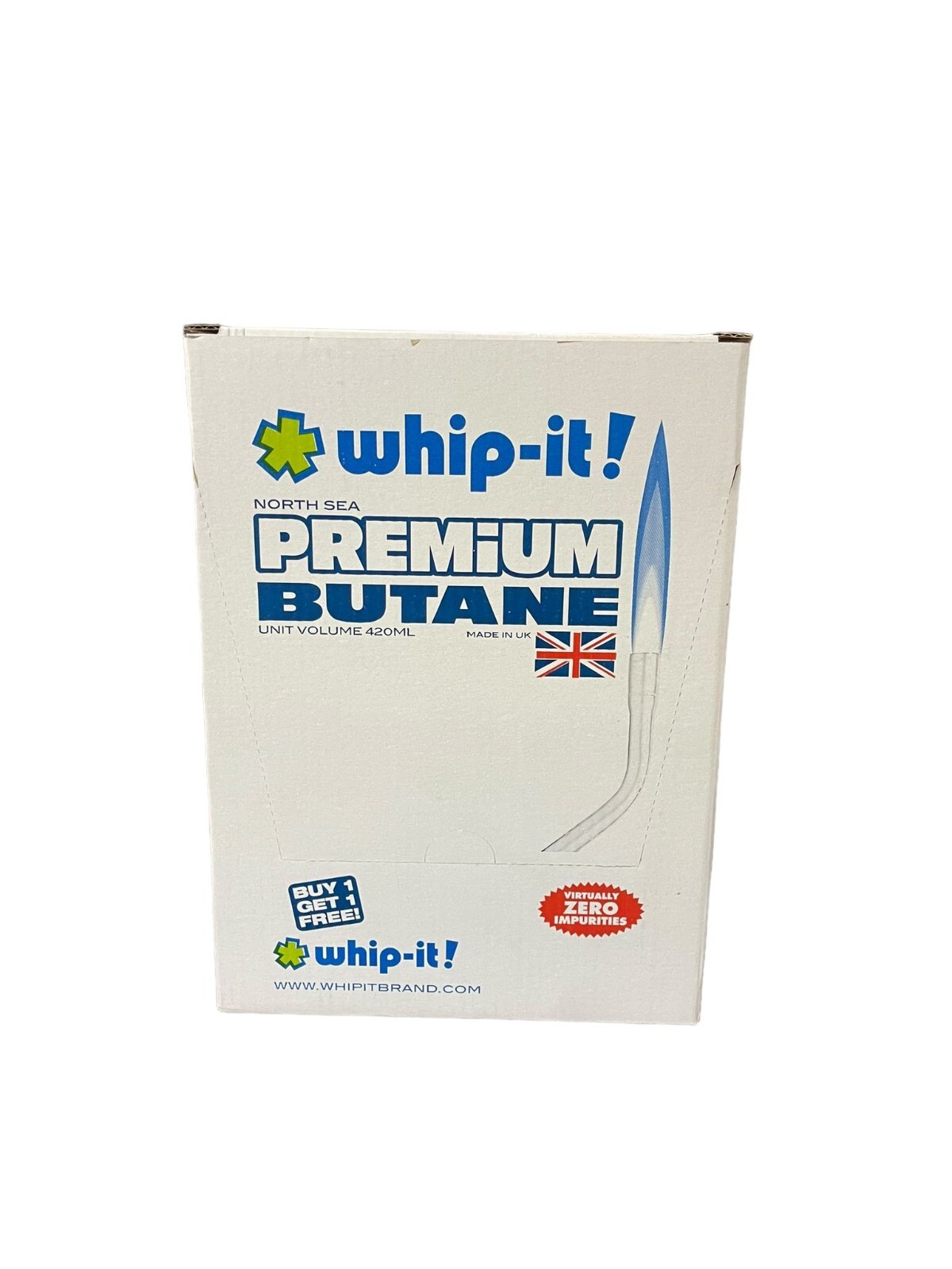 Lot of 2  Whip-it! Premium Butane  Zero Impurities 420ML 12 Can Each (24 Cans)