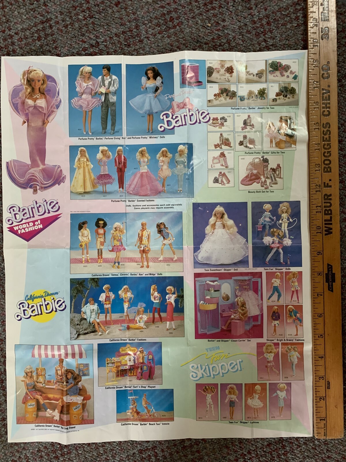 Vintage 1988 Barbie World Of Fashion Brochure | eBay