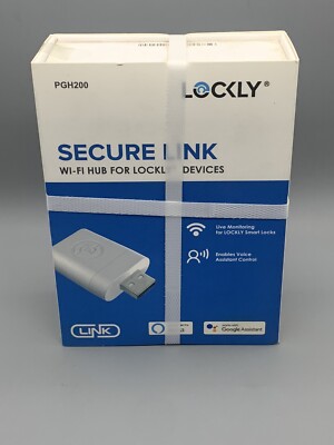 Lockly Secure Link Wi-Fi Hub-PGH200 For Lockly Devices Brand New