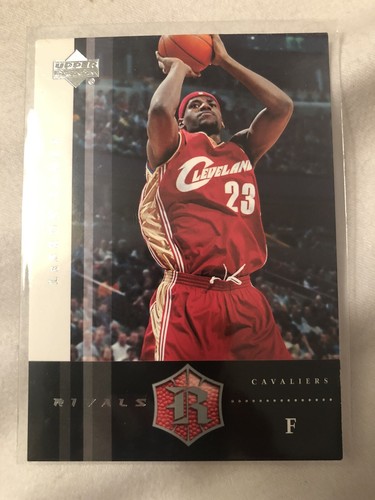 LEBRON JAMES ROOKIE 2004 UPPER DECK RIVALS CARD #12