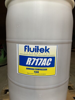 Air Compressor Fluitek Ammonia Compressor Fluid 55 Gal Drum R717AC