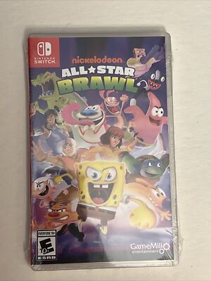 NICKELODEON ALL-STAR BRAWL Brand New Sealed NINTENDO SWITCH Game USA Release
