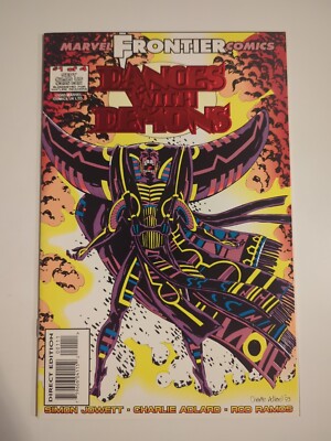 DANCES WITH DEMONS #1 Marvel Comics 1993 Marvel Frontier Foil Logo Cover !!