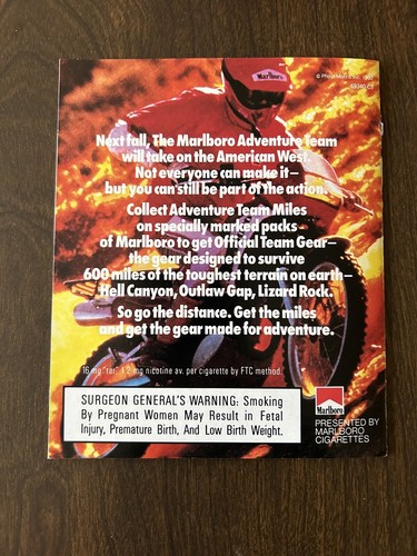 Marlboro Adventure Team Official Gear Catalog & Order Form, Philip Morris, 1992