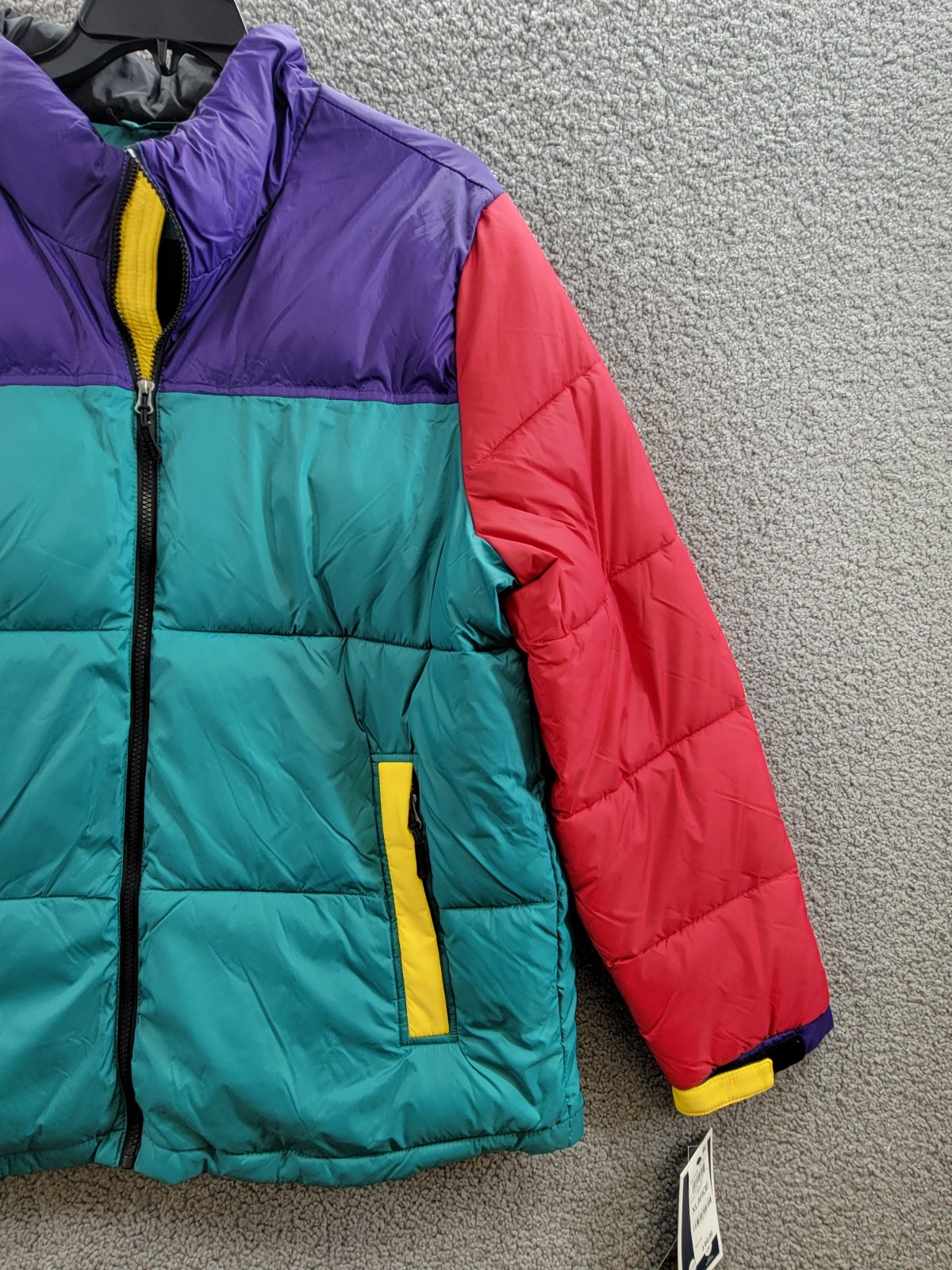 Club Room Colorblocked Quilted Full-Zip Puffer Jacket Men's XL Multi Long Sleeve - Picture 6 of 21