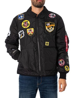 

Мужской бомбер ALS Alpha Industries, черный, 136114-03