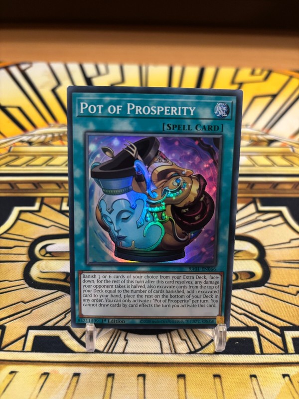 Yugioh Topf Des Wohlstands Ra01-En066 Super Rare