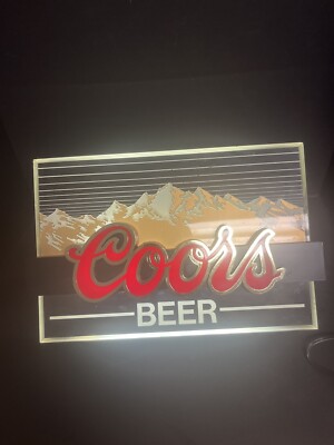 Coors Beer Light Sign Bar Light  (2B)