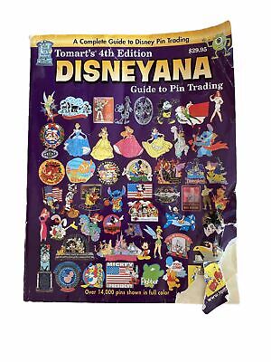 Tomart s 4th Edition Disneyana Guide to Pin Trading Paperback Book 2004