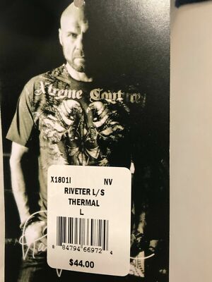 Xtreme Couture by AFFLICTION  Men's THERMAL T-Shirt RIVETER