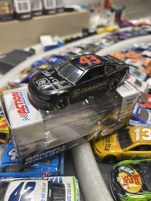 NASCAR Bubba Wallace Jr. 2018 #43 Click N Close Test Car  1/64 Diecast Free Ship