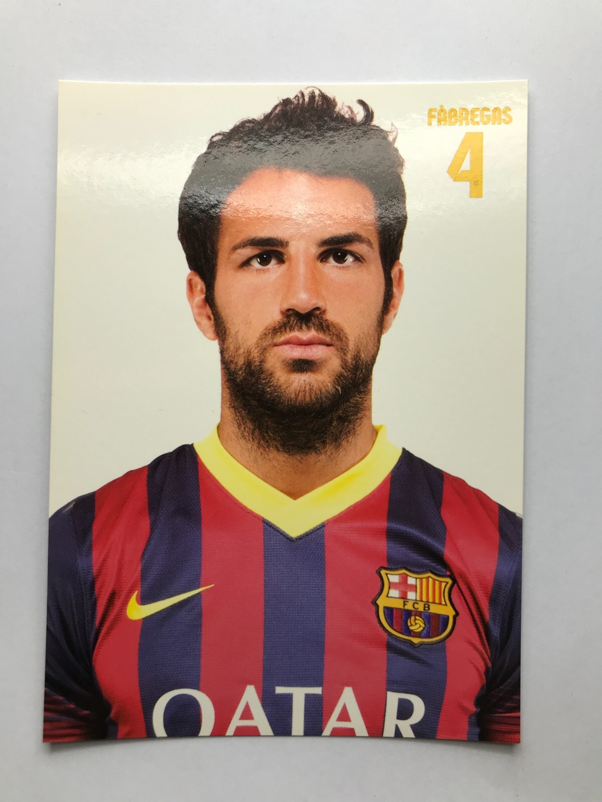 CESC FABREGAS-FC Barcelona-110 Caps SPAIN-Ex-Chelsea FC/Como
