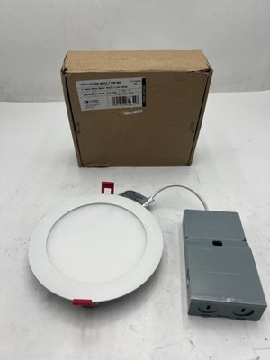 Lithonia Lighting 262RRE 6'' Matte White Wafer MVOLT LED 5000K