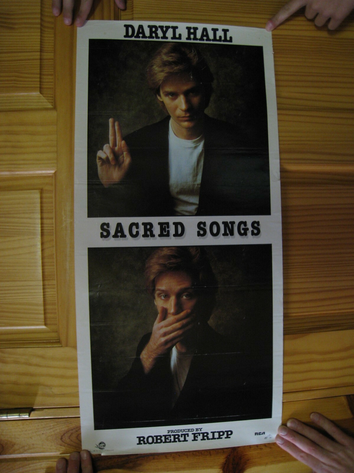 Daryl Hall Poster Of Hall & Oates John And Sacred Songs Face Shot