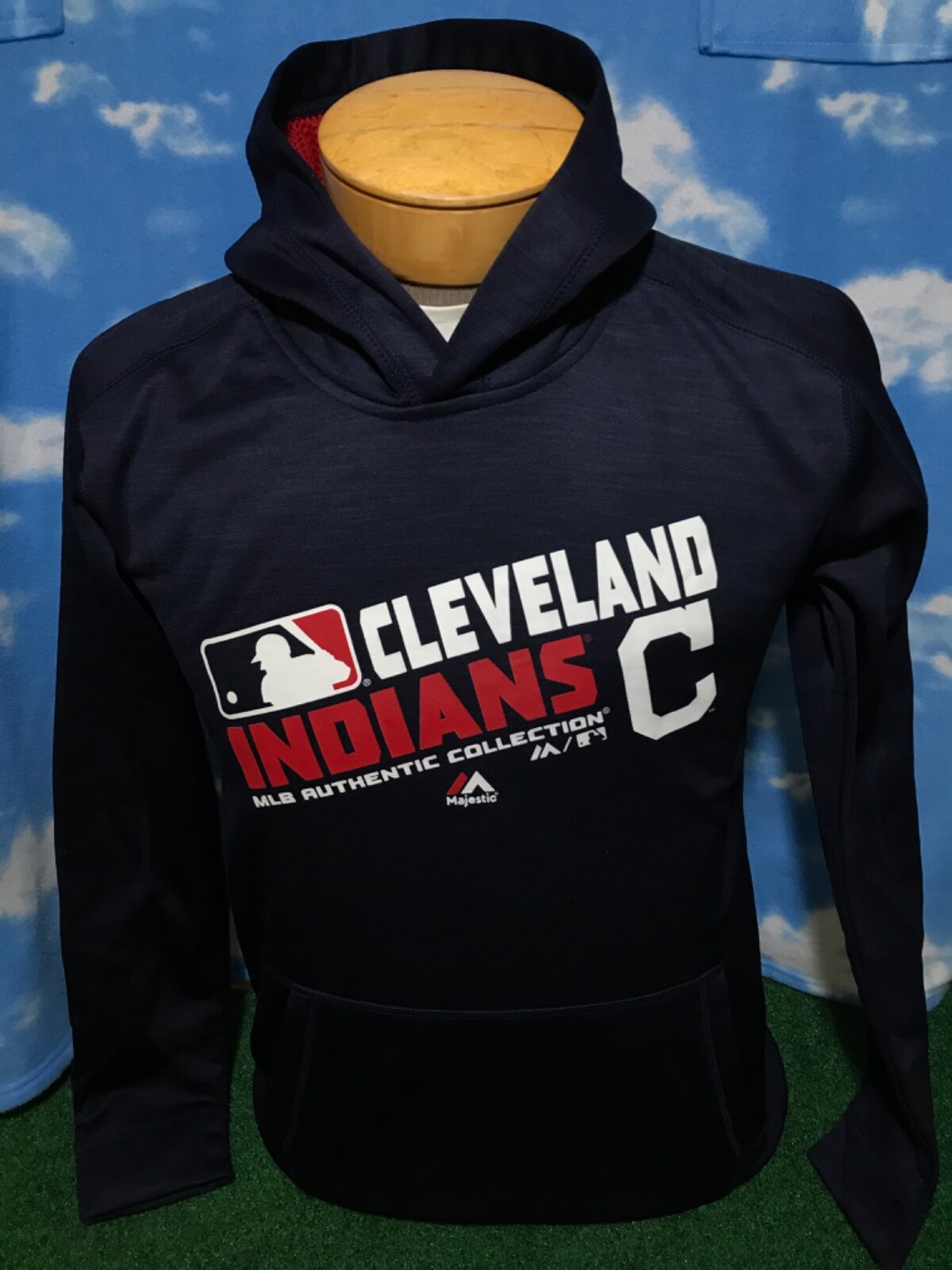 USA製 希少Cleveland Indians Majestic ジャージ Majestic Authentic MLB Cleveland Indians SIZEMORE #24 Jersey