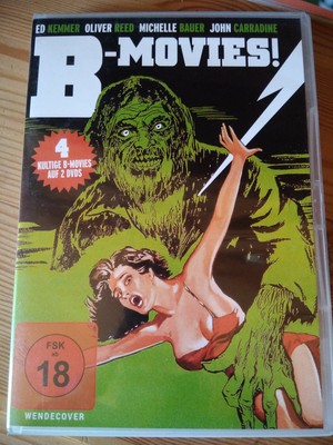 DVD RARITÄT: B - MOVIES - 4 Kultige B-Movies auf 2 DVDs  Siehe Beschreibung!