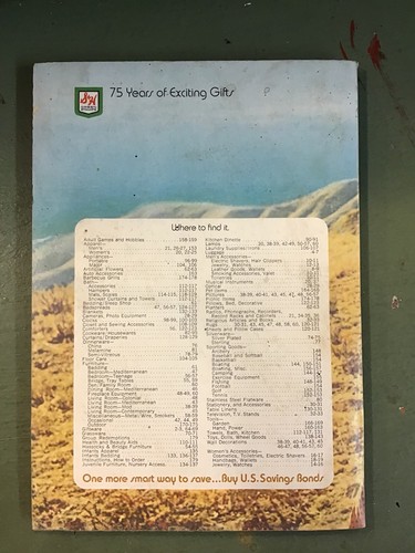 Vintage 1971 S&H Green Stamps Idealbook Catalog 178 pages