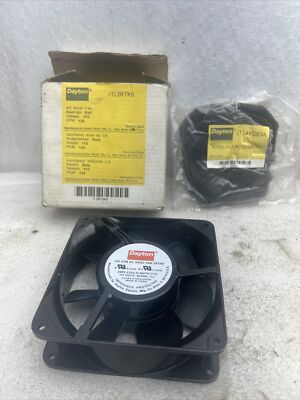  Dayton 2RTK6 Axial Fan, Square, 115VAC + Fan Accessory, NEW, FREE SHIP 