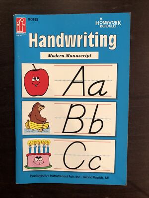 Handwriting Modern Manuscript Homework Booklet 1992