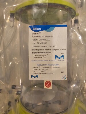 Millipore CR0003L200 Mobius Cell Ready 3 L Stirred Tank Bioreactor Green