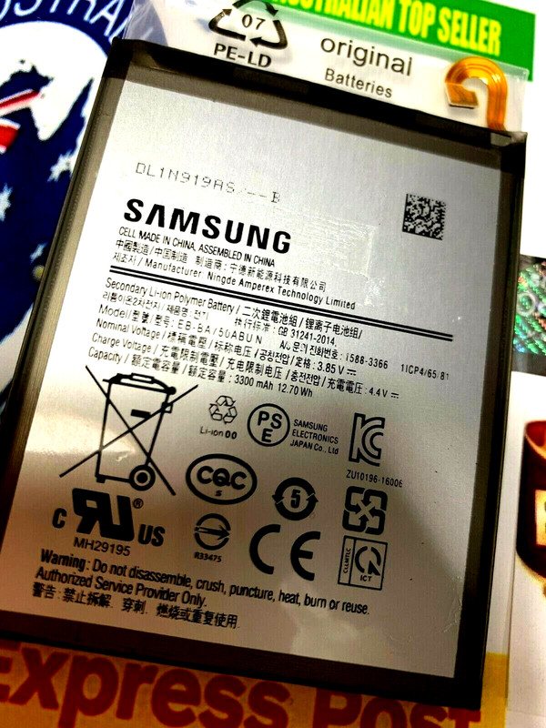Original Samsung Galaxy A30, A30s Li-Ion Battery, Eb-Ba505abu