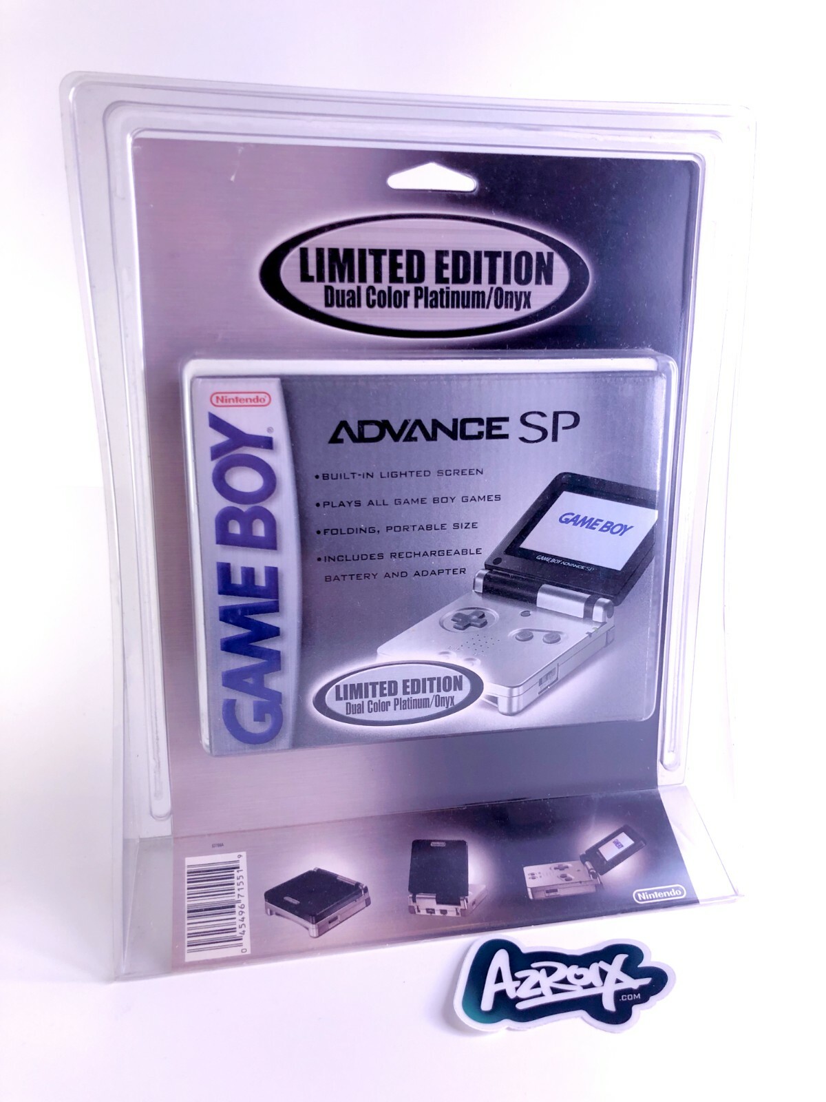 NEW Game Boy Advance SP Limited Edition Dual Tone Platinum NEW Game Boy Advance SP Limited Edition Dual Tone Platinum