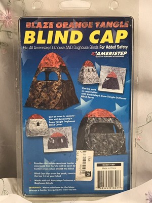 ameristep blaze orange blind cap