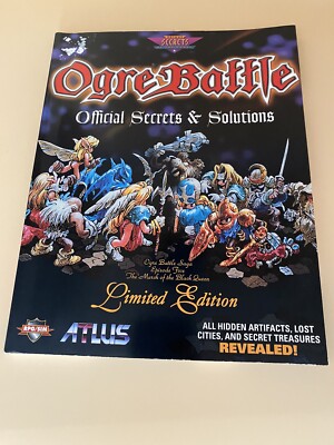 Ogre Battle Official Secrets & Solutions Limited Edtion