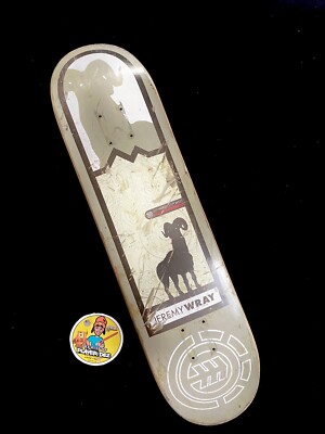 RARE Jeremy Wray Ram Endure Element Pro Model Skateboard Deck Vintage Old School