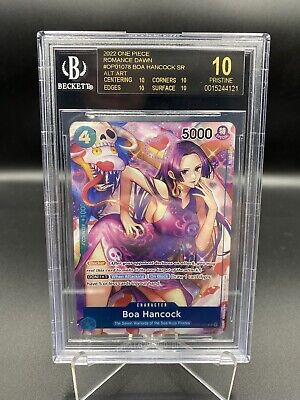 One Piece Romance Dawn Boa Hancock Alt Art OP01-078 BGS 10 One Piece Romance Dawn Boa Hancock Alt Art OP01-078 BGS 10