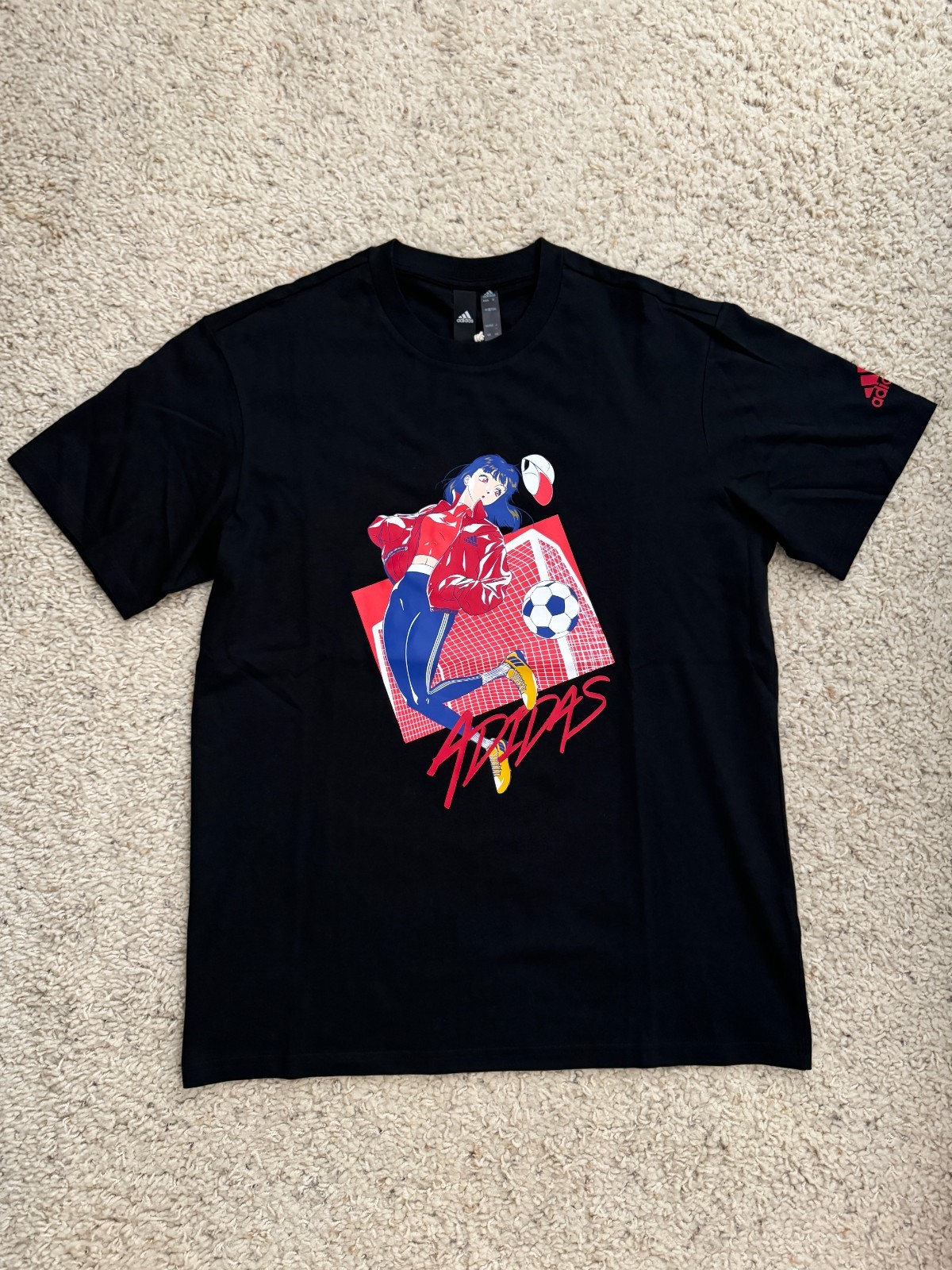 Adidas Tokyo Exclusive Anime Football Soccer T Shirt Medium