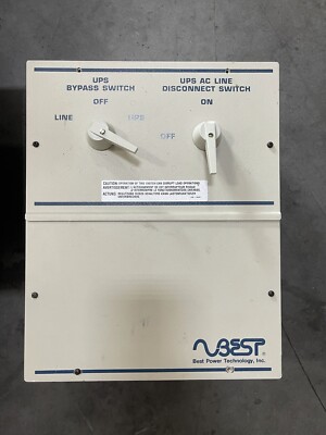 Best Power Technology External Transfer Switch // Model BPE-02-BBM-1A