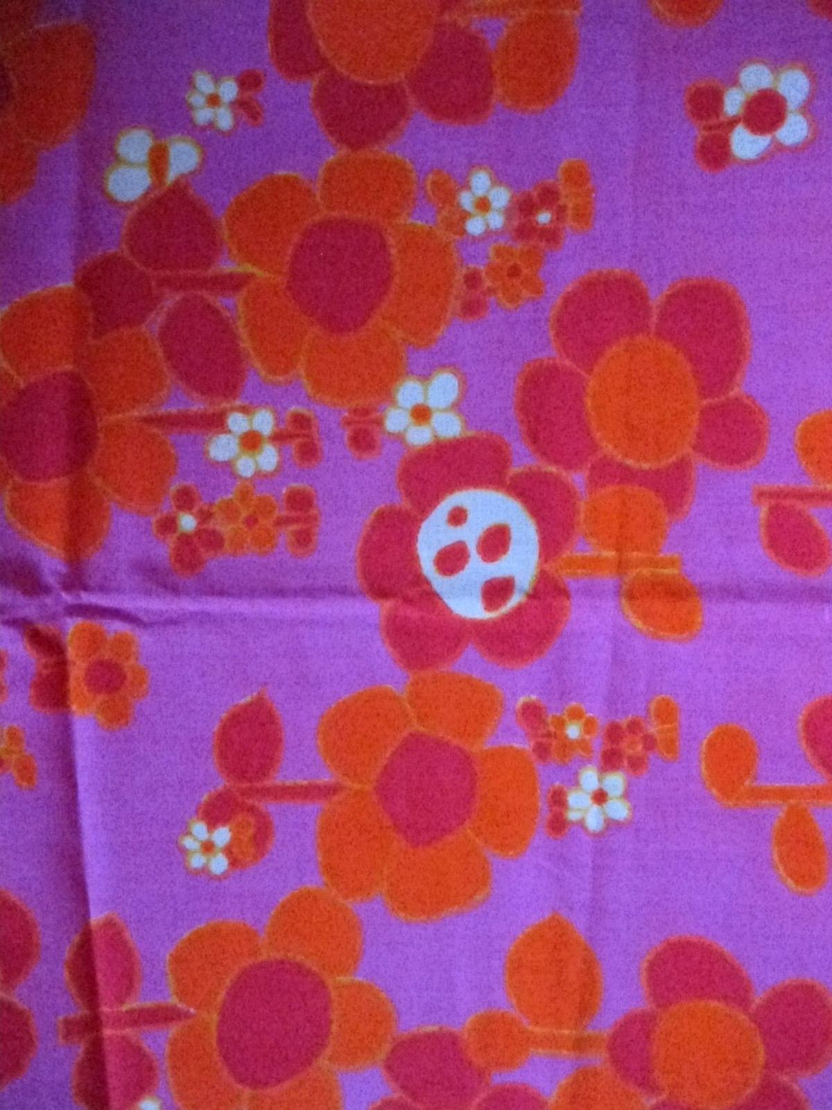 Vtg.Von Hamm Young (VHY) Hawaiian Textiles Pink Floral Print Fabric 2yds+22