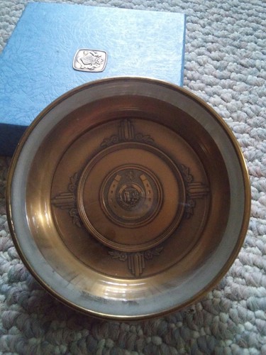 044 VTG Bates & Klinke Stratford Hall Virginia Coin Dish In Box Tech VPI?