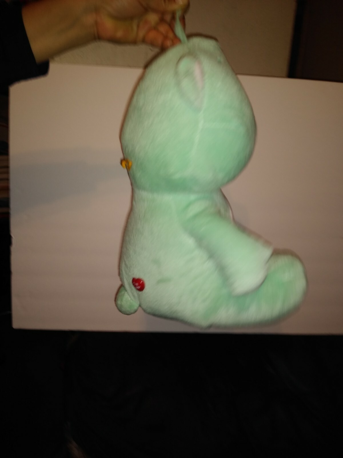 Vintage Soft Cuddly Wish Bear Care Bear  Plush Blue Bear - FREE SHIPPING!