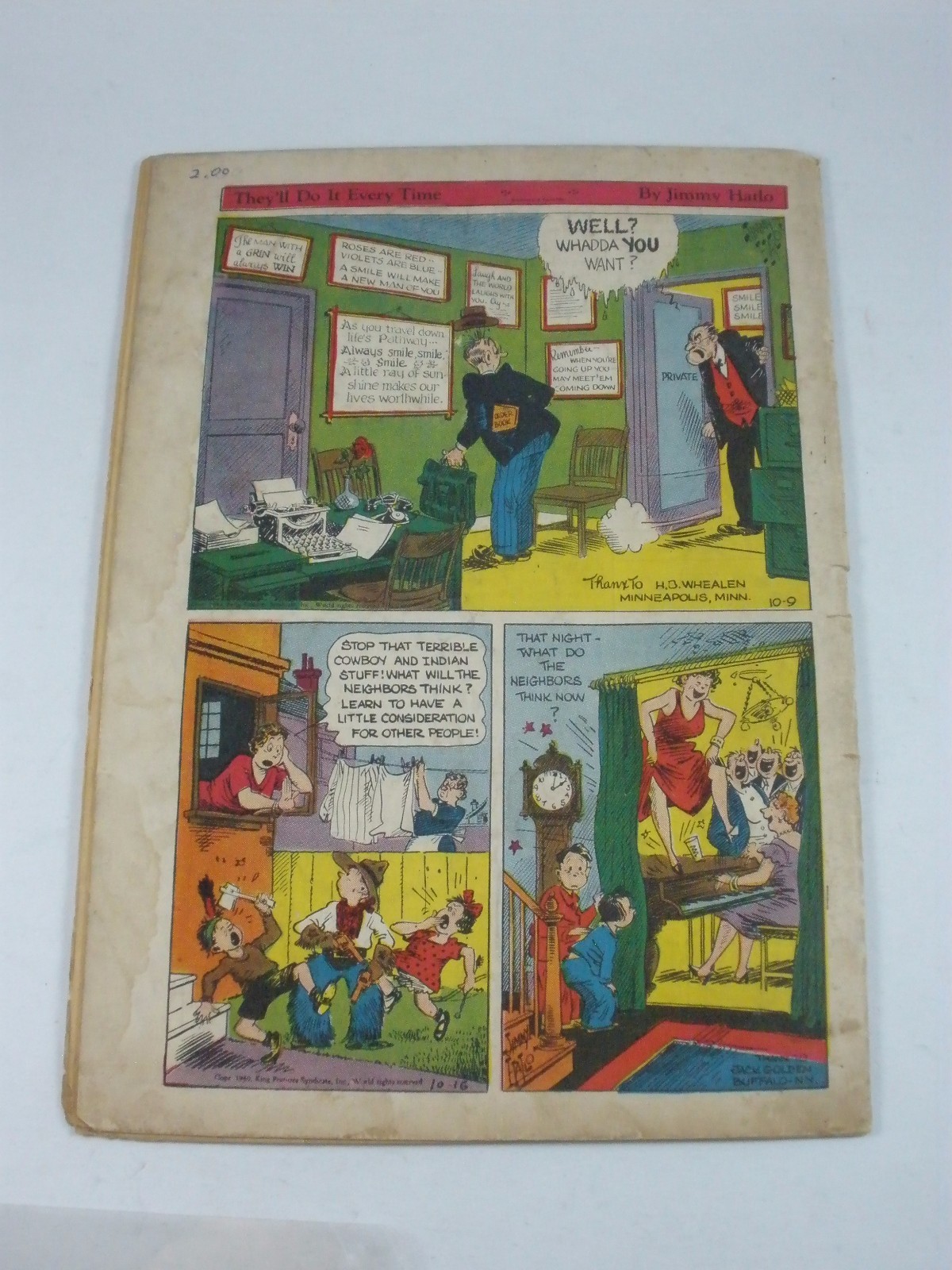 Golden Age 1945 Ace Comics #104  GD