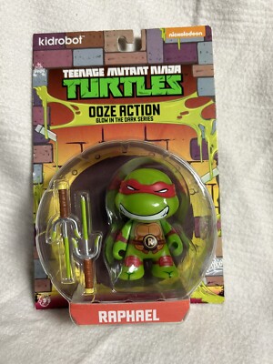 Teenage Mutant Ninja Turtles Kidrobot TMNT OOZE ACTION Glow In Dark