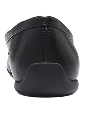 

Женские слипоны на танкетке EASY STREET черного цвета с рюшами и квадратным носком, 7,5 WW, Черный, HOLLY